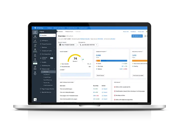 Site Performance & Infrastructure